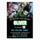 Hunter X Hunter Birthday Invitation HunterXHunter
