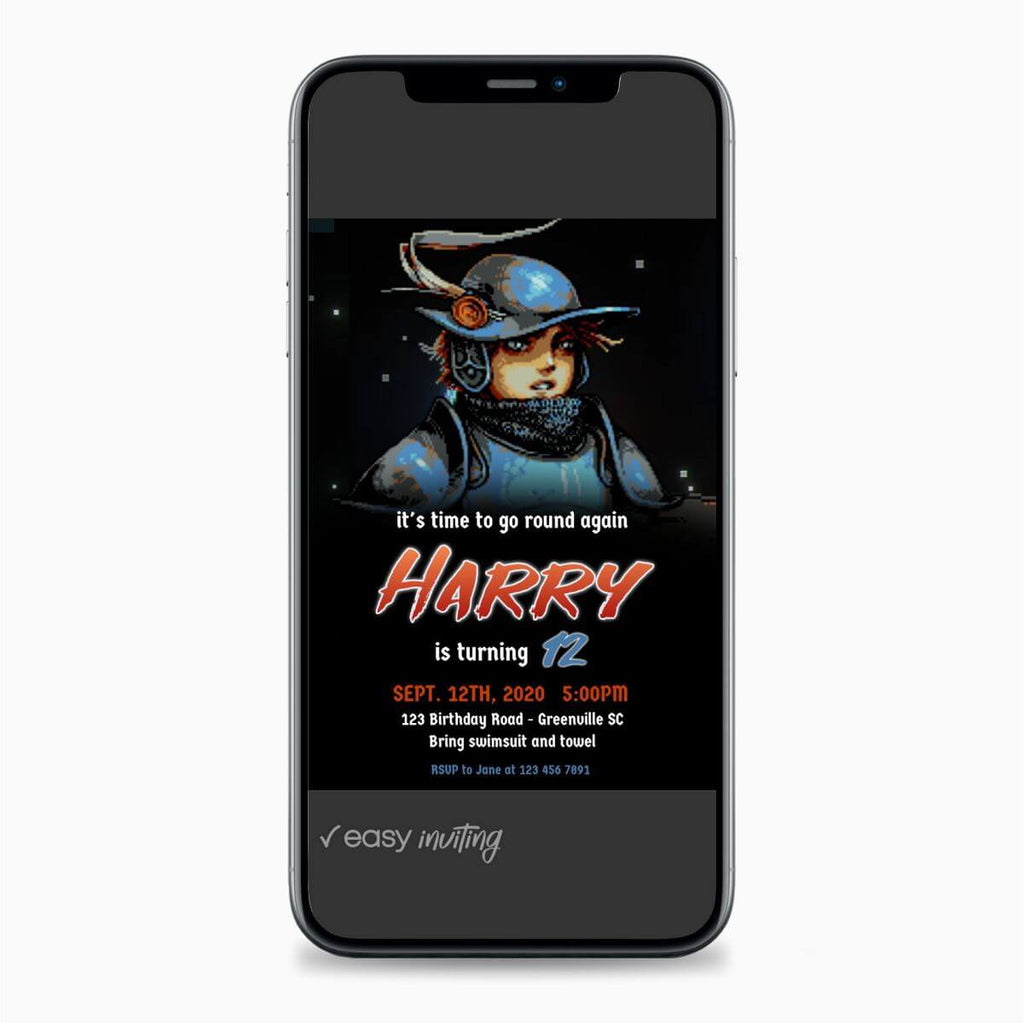 Loop Hero Birthday Invitation - Print Me Pretty