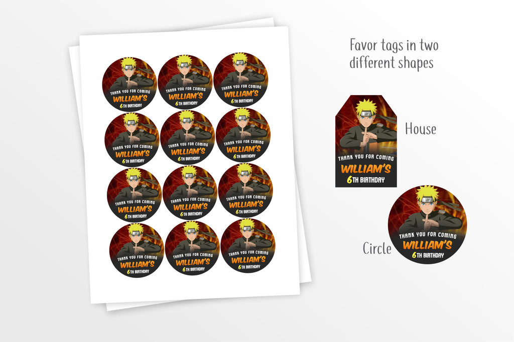 Naruto Party Decorations Kit - Print Me Pretty