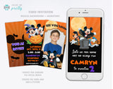 Mickey Halloween Video Invitation