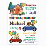 Animal Crossing Birthday Parade Invitation