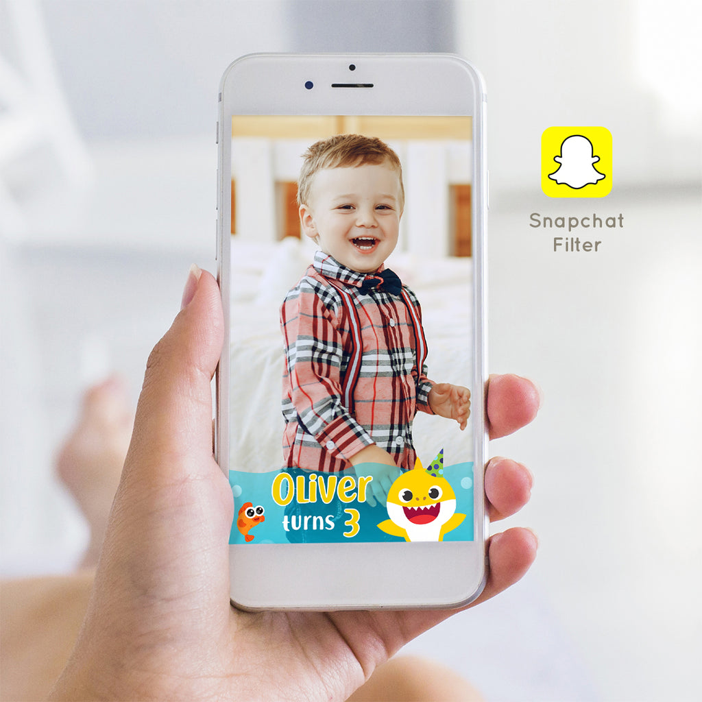 Baby Shark Snapchat Filter - Print Me Pretty