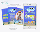 Baby Shark Birthday Invitation Video Animated Card