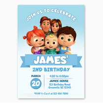 Cocomelon Birthday Invitation for Boys - Print Me Pretty