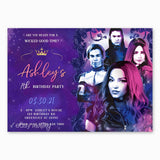 Descendants Birthday Invitation