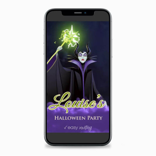 Disney Villains Video Invitation - Print Me Pretty