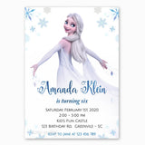 Frozen 2 Elsa Birthday Invitation