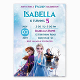 Frozen 2 Birthday Invitation