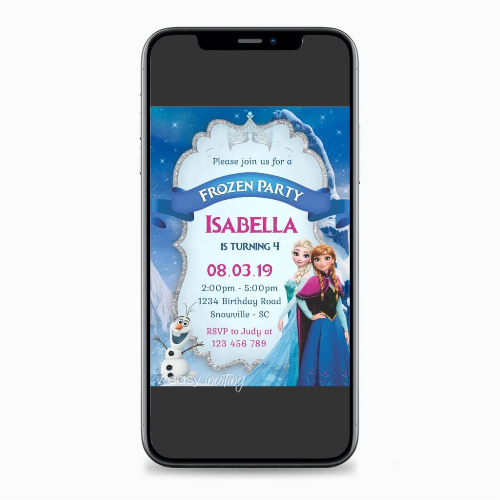 Frozen Birthday Invitation - Print Me Pretty