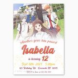 Fruits Basket Birthday Invitation