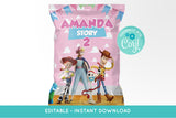 Toy Story 4 Chip Bag Printable Girls