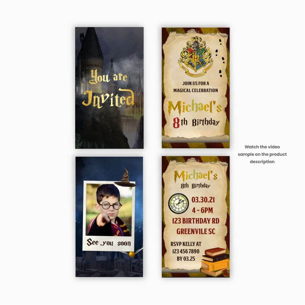 Harry Potter Video Invitation - Easy Inviting
