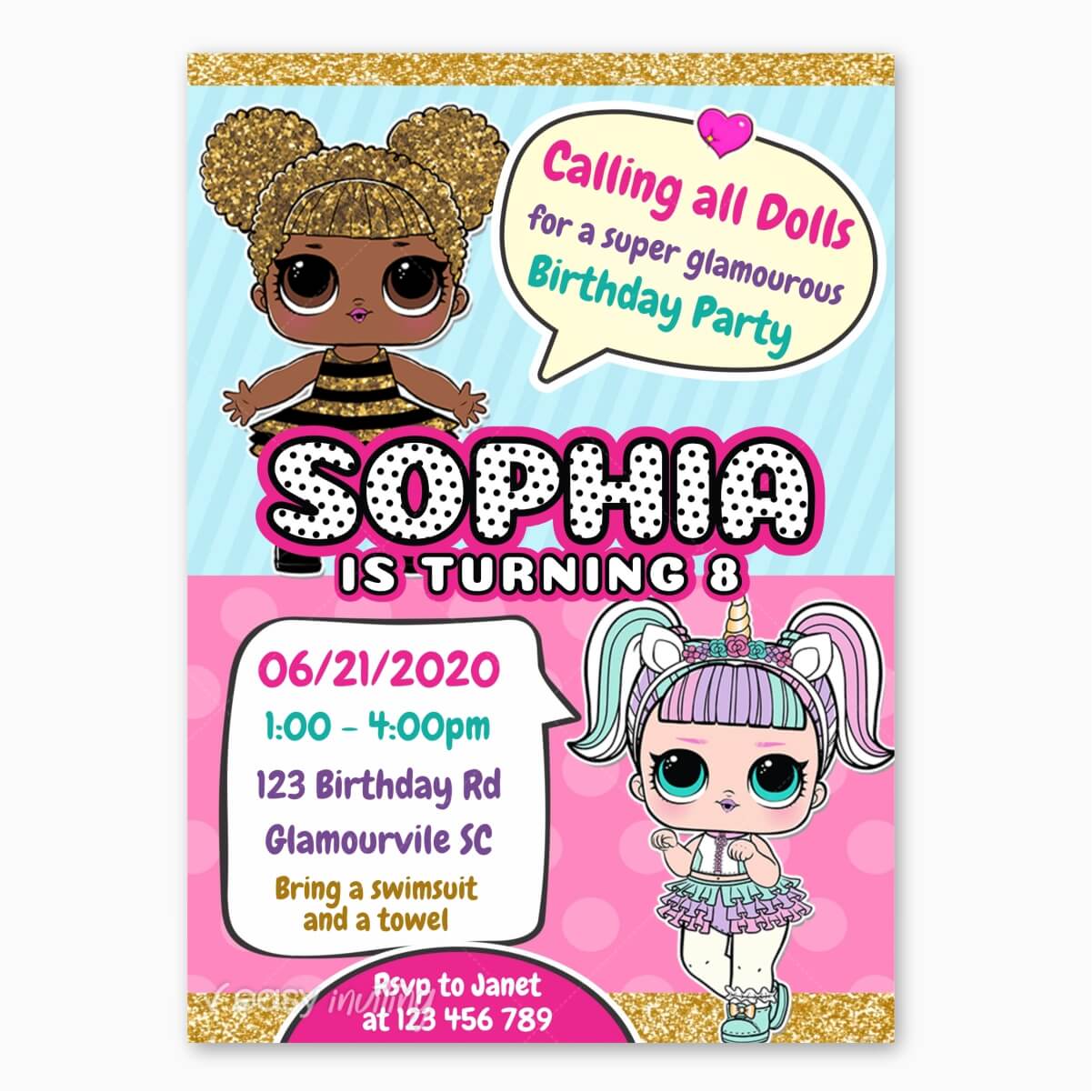 LOL Surprise Birthday Invitation – Easy Inviting lol-surprise-birthday-invitation-easy-inviting