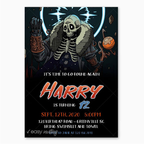 Loop Hero Birthday Invitation - Print Me Pretty