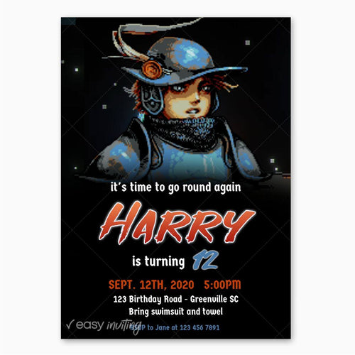 Loop Hero Birthday Invitation - Print Me Pretty