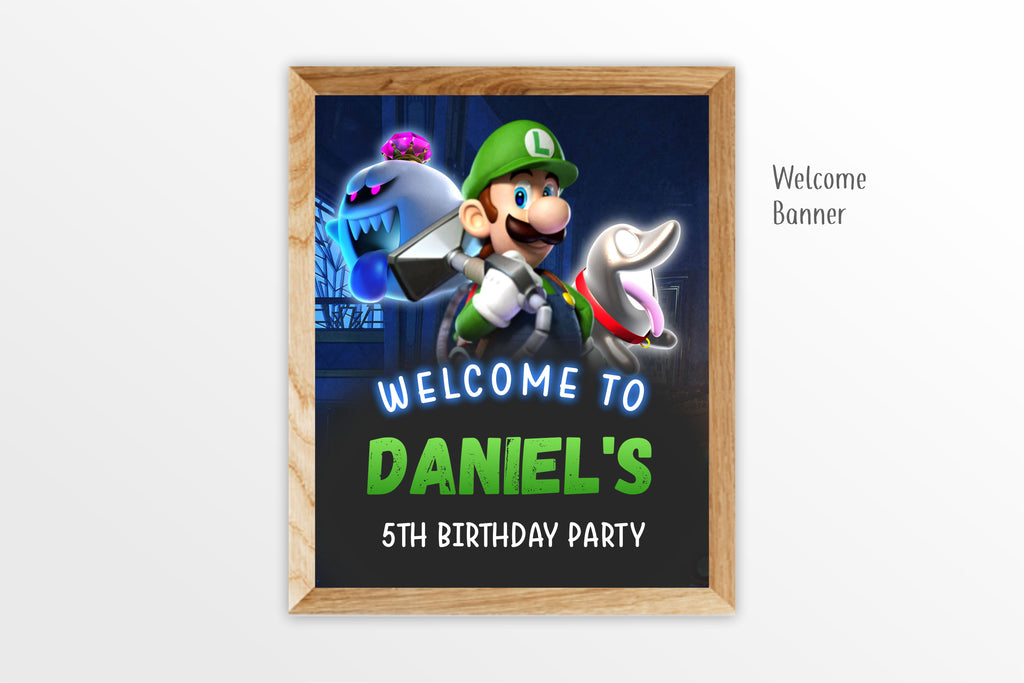 Luigi's Mansion Party Decorations Bundle - Print Me Pretty