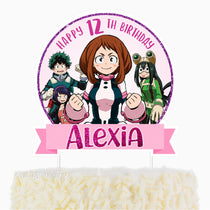 My Hero Academia Cake Topper for Girls - Print Me Pretty