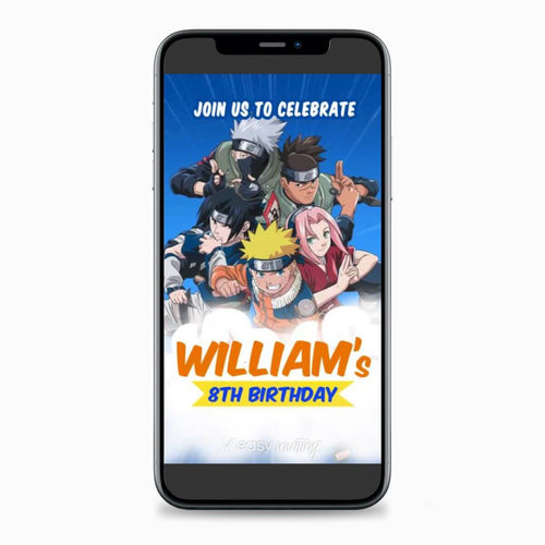 Naruto Video Invitation - Print Me Pretty