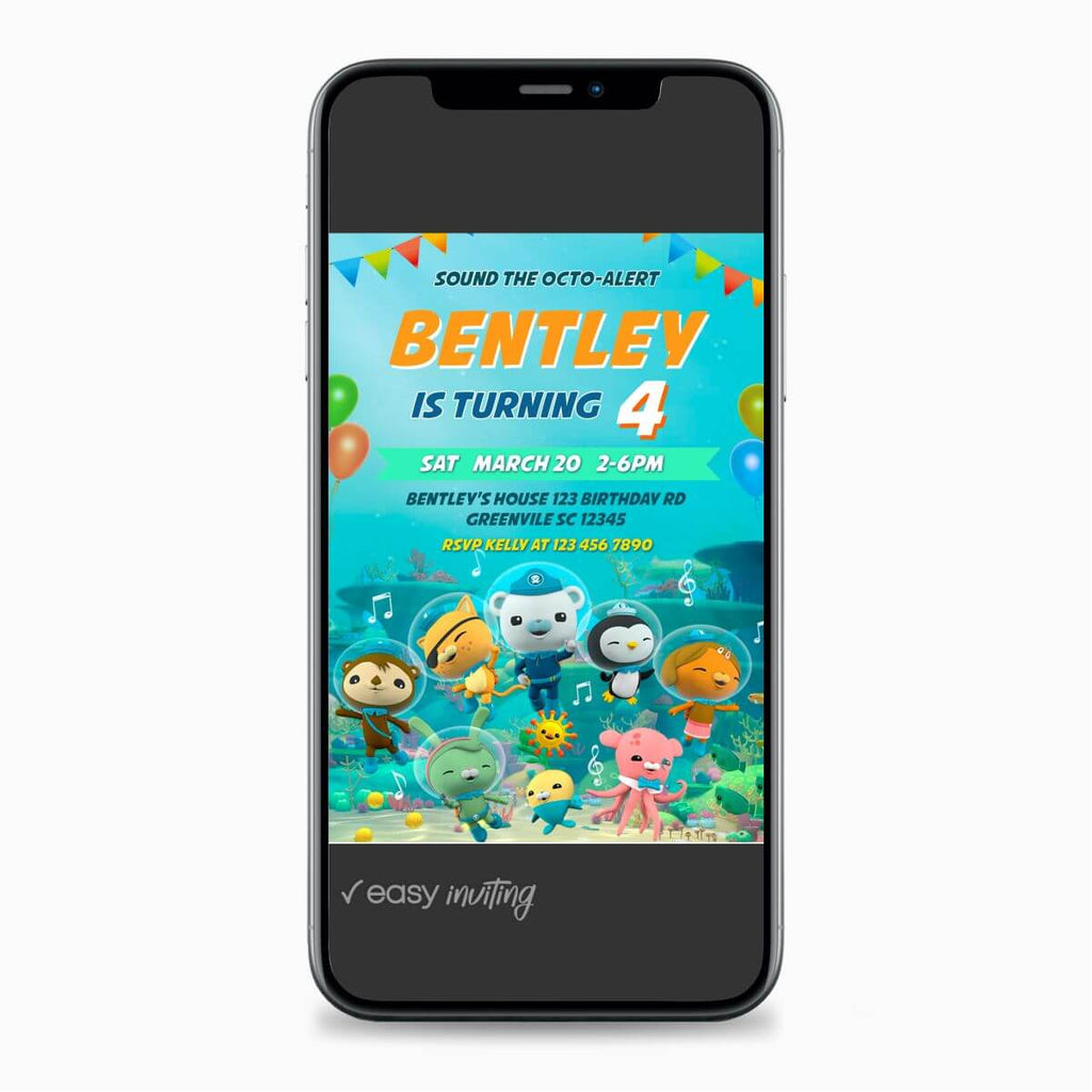 Octonauts Birthday Invitation - Print Me Pretty