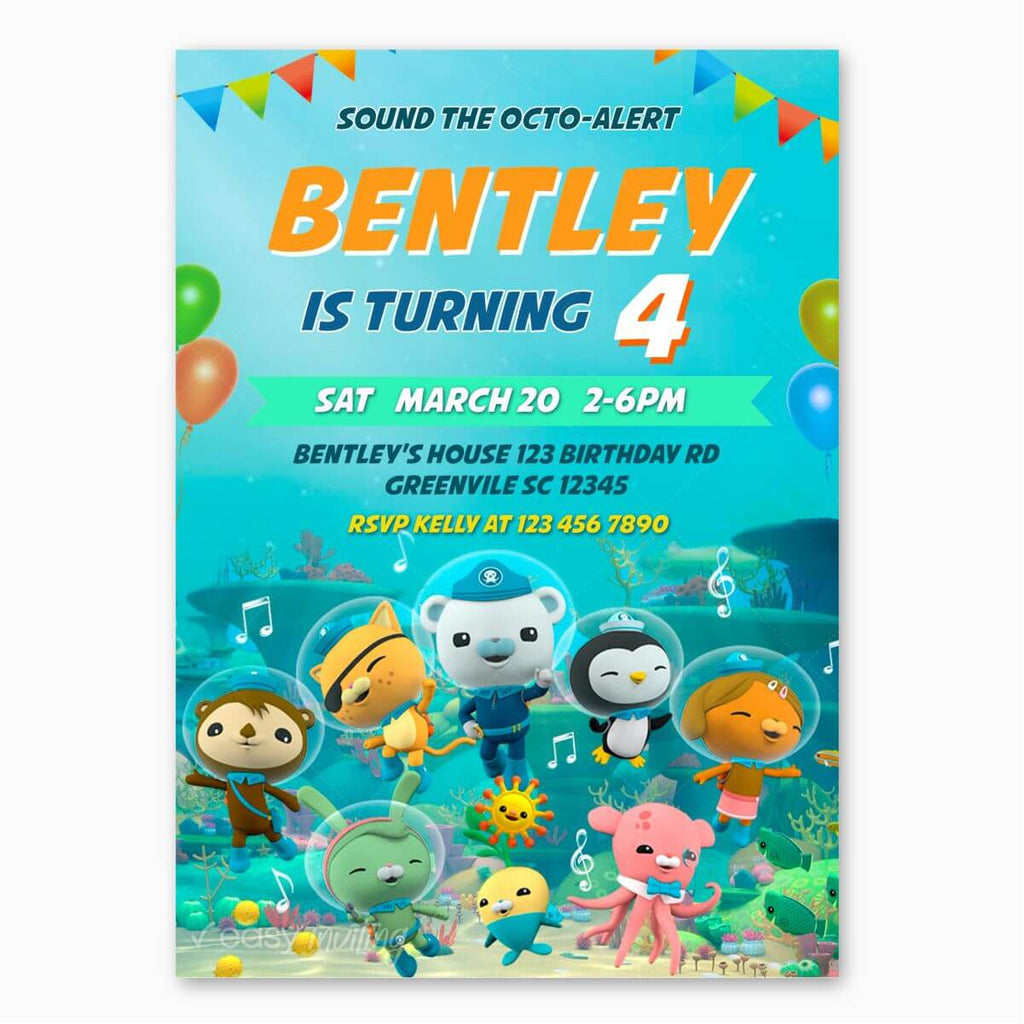 Octonauts Birthday Invitation - Print Me Pretty