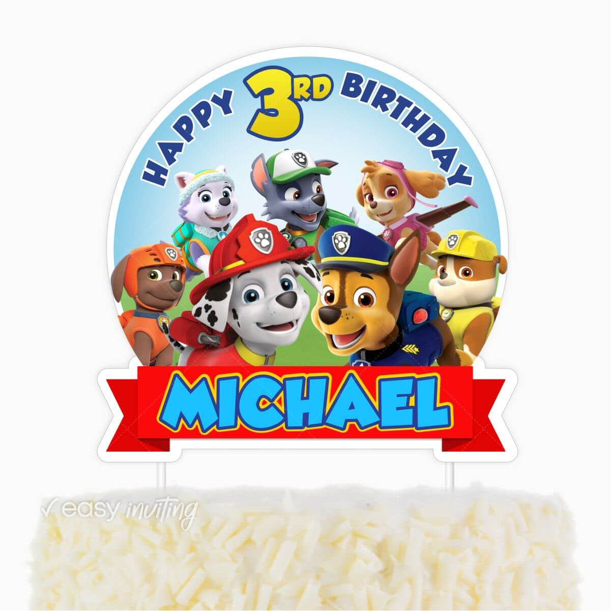 Paw Patrol Cake Topper Easy Inviting Paw Patrol Cake Topper Easy Inviting