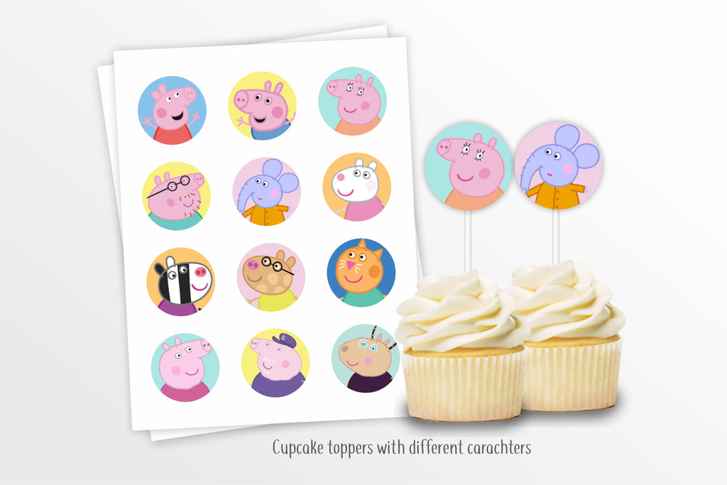 Peppa Pig Party Decorations Bundle - Print Me Pretty