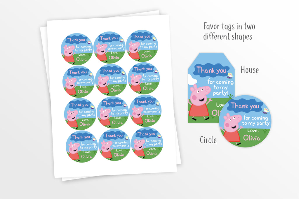 Peppa Pig Party Decorations Bundle - Print Me Pretty