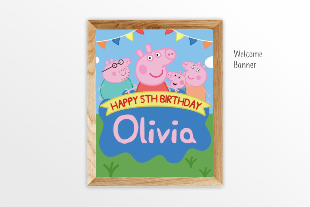 Peppa Pig Party Decorations Bundle - Print Me Pretty