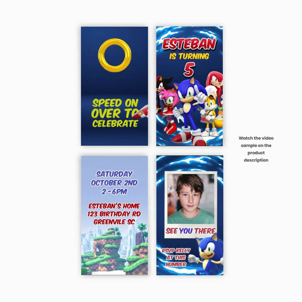 Sonic Video Invitation - Easy Inviting