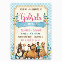 Spirit Riding Free Birthday Invitation - Print Me Pretty