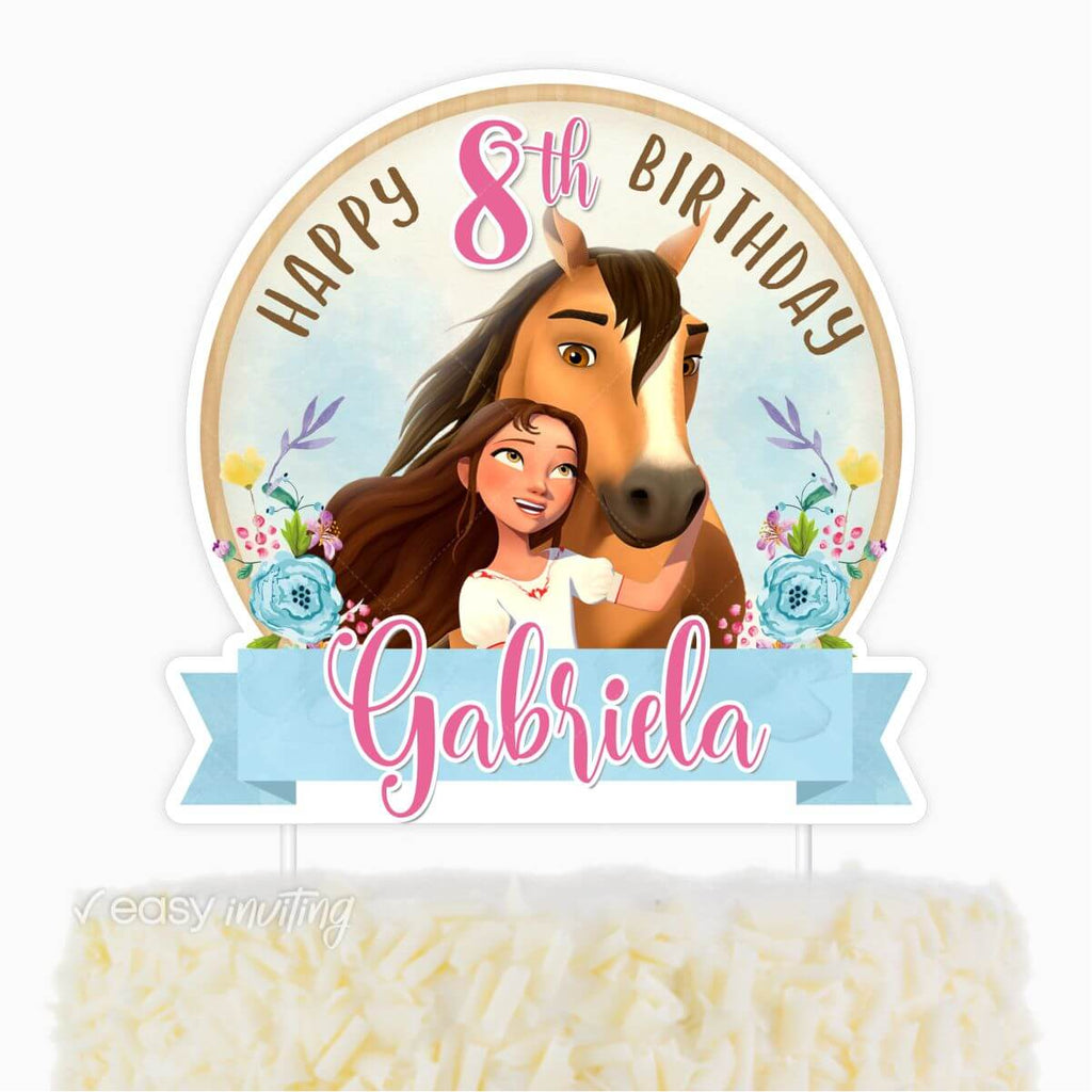 Spirit Riding Free Cake Topper - Print Me Pretty