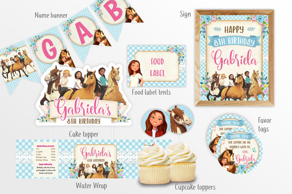 Spirit Riding Free Party Decorations Bundle - Print Me Pretty