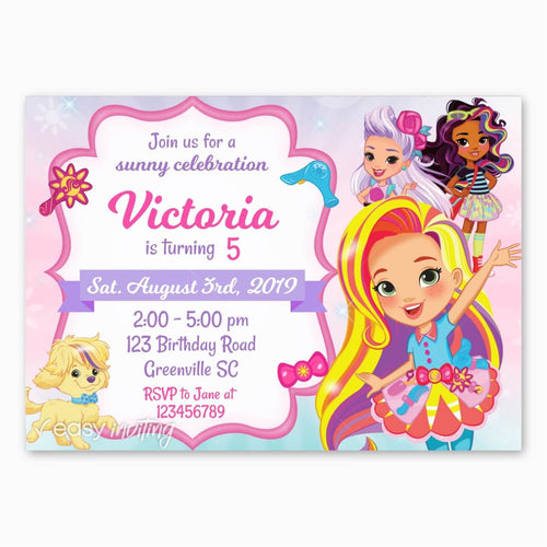 Sunny Day Birthday Invitation - Print Me Pretty