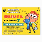 Tig and Seek Birthday Invitation