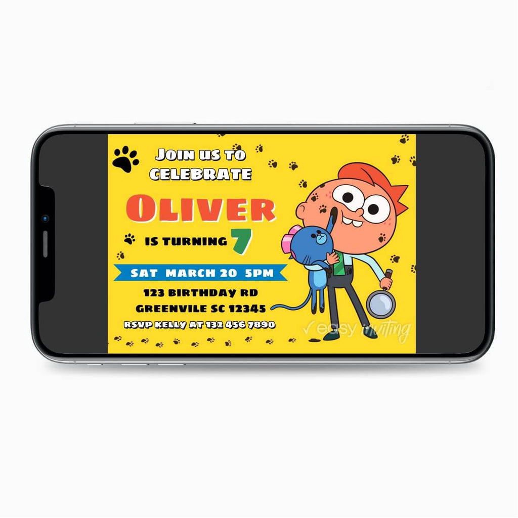 Tig and Seek Birthday Invitation - Print Me Pretty