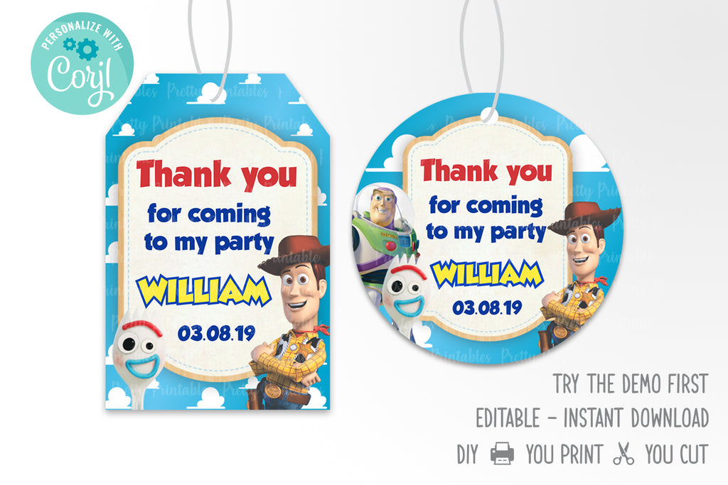 Toy Story 4 Party Printables Bundle - Print Me Pretty