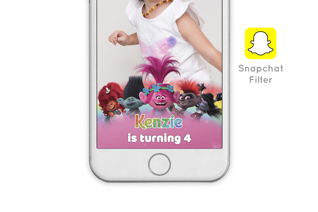 Trolls 2 World Tour Snapchat Filter - Print Me Pretty